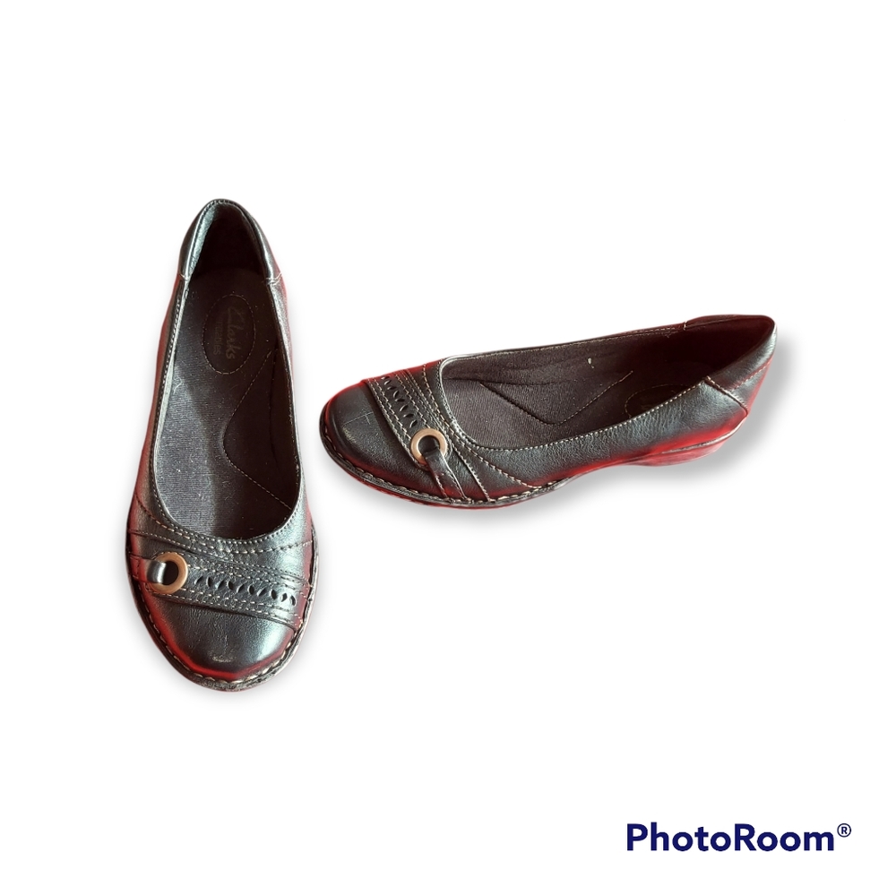 Clark's Bendables Women's Black Flats